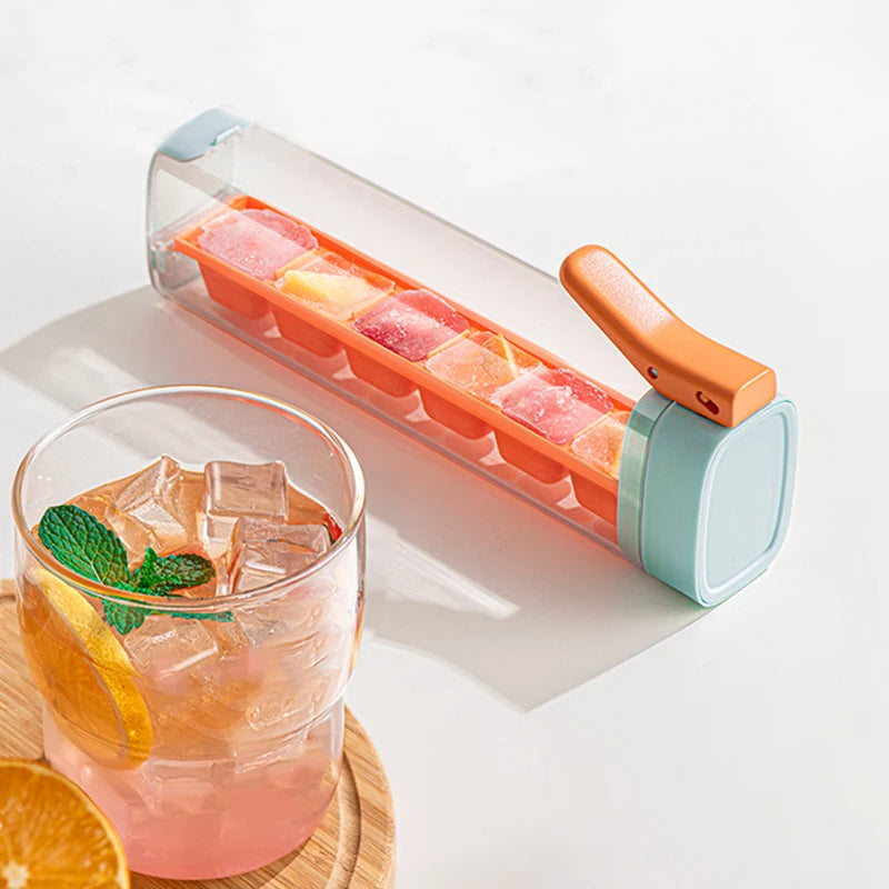 Ice Cube Maker Handle Tray - Trendy Finds