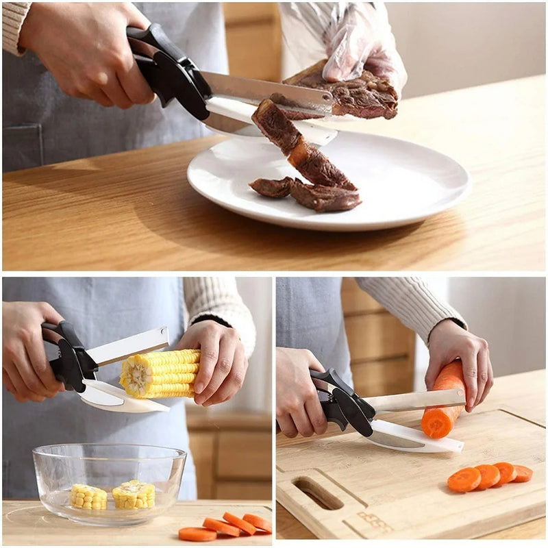 Chop Kitchen Scissors with Cutting Board - Trendy Finds