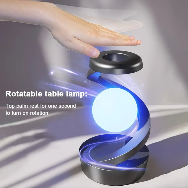 Levitating Ball Lamp with Wireless Charger - Trendy Finds