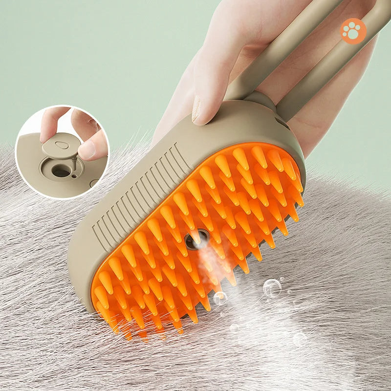 3 in 1 Cat Steam Brush Upgraded Version - Trendy Finds