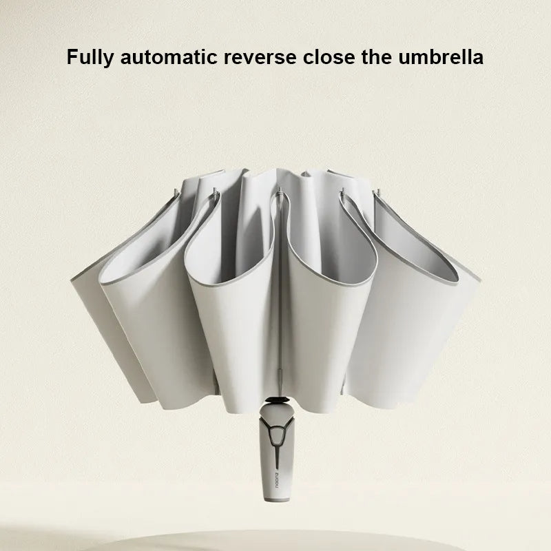 Xiaomi Full Automatic Reverse Umbrella With Reflective Strip - Trendy Finds