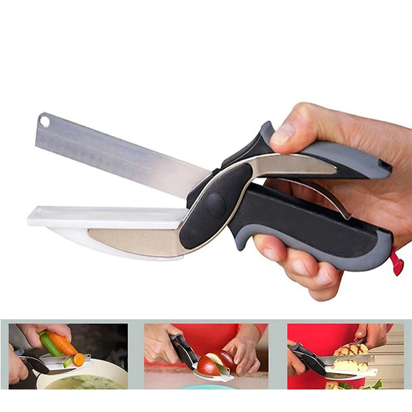 Chop Kitchen Scissors with Cutting Board - Trendy Finds