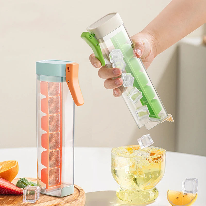 Ice Cube Maker Handle Tray - Trendy Finds