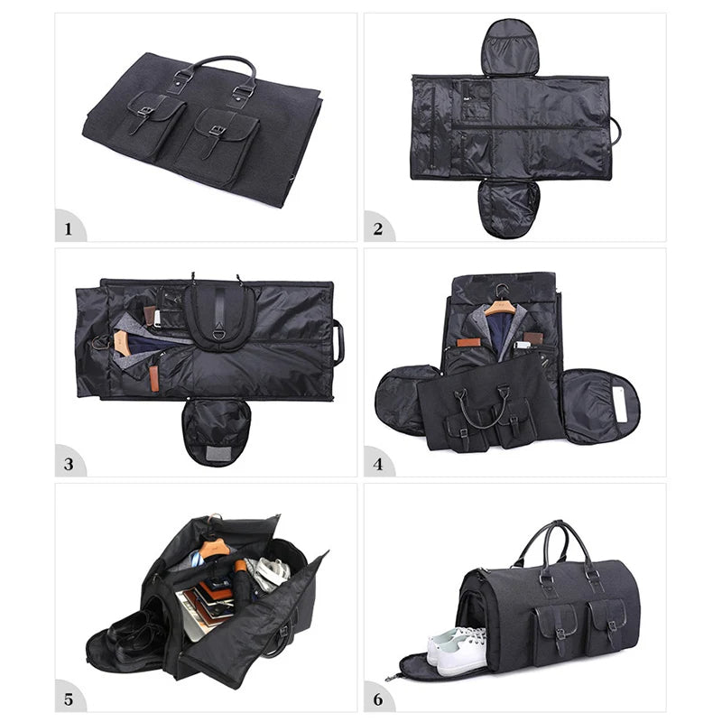 Multifunctional Convertible Travel Foldable Suit Bag - Trendy Finds