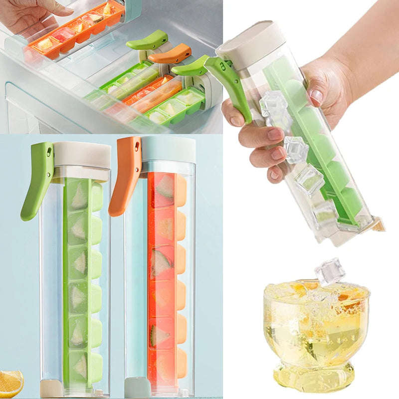 Ice Cube Maker Handle Tray - Trendy Finds