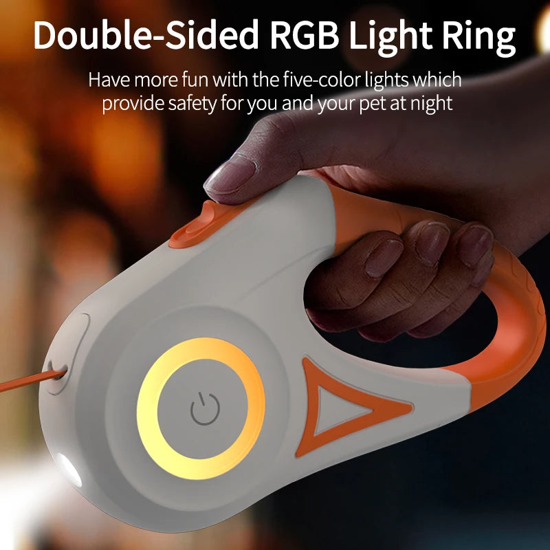 Automatic Retractable Luminous Dog Walking Rope - Trendy Finds