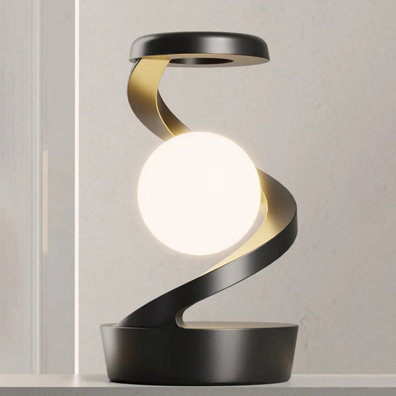 Levitating Ball Lamp with Wireless Charger - Trendy Finds